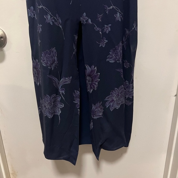 90s Harold’s 100% silk long slip dress, spaghetti straps - size 8 - Picture 4 of 7